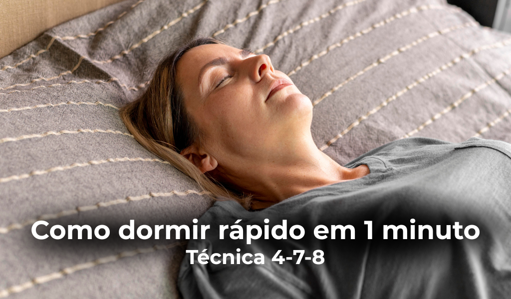 Como dormir mais rápido em 1 minuto com a técnica 4-7-8